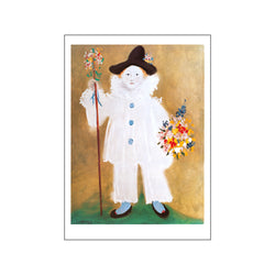 Petit Pierrot avec fleurs — Art print by Pablo Picasso from Poster & Frame