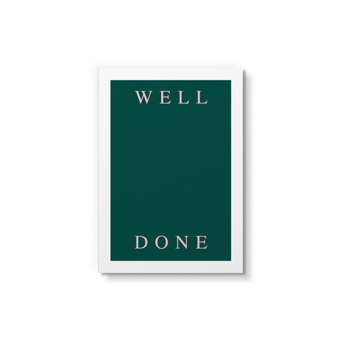 Well done - Art Card