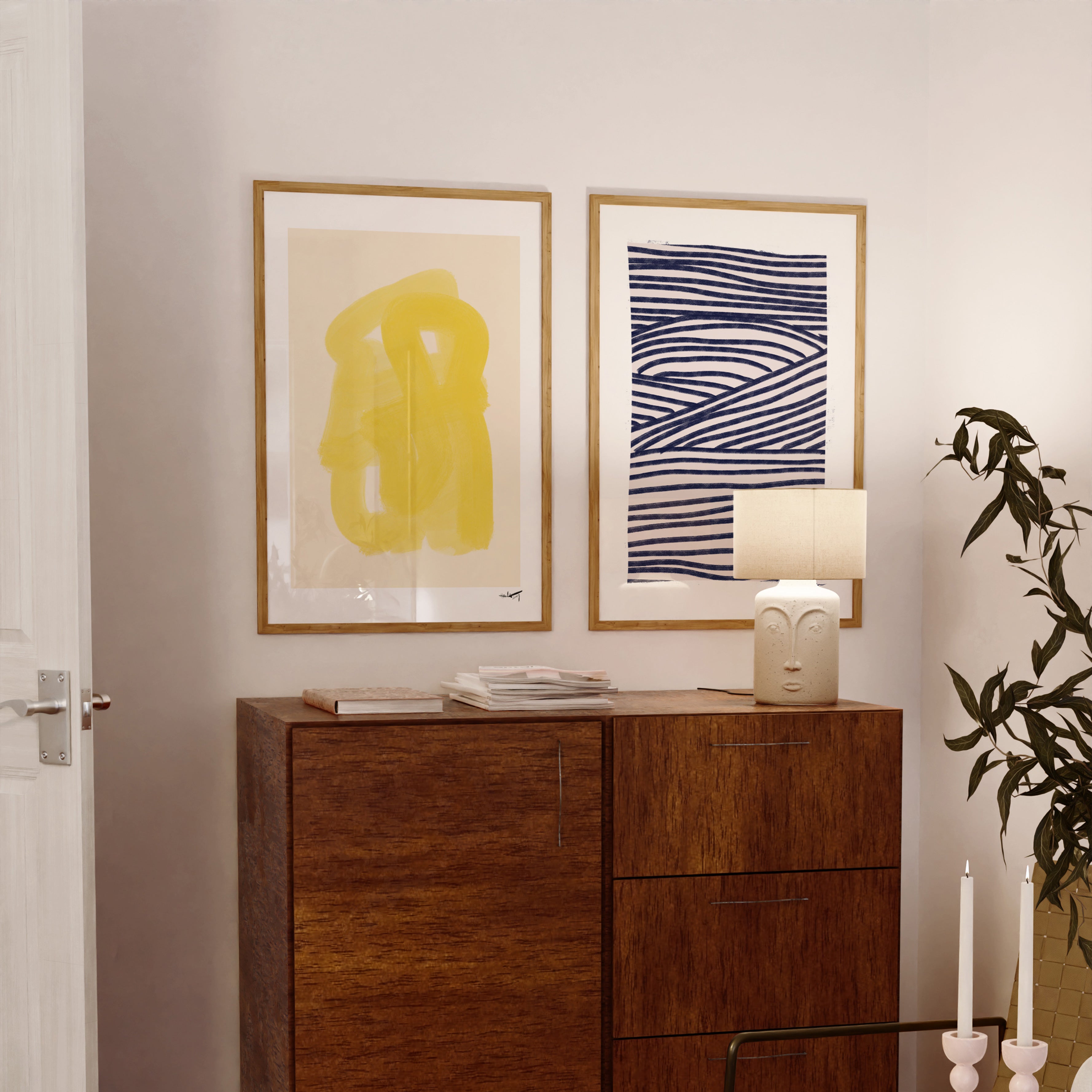 Perfect Pair - Artful Lines Pair – Poster & Frame Art Group