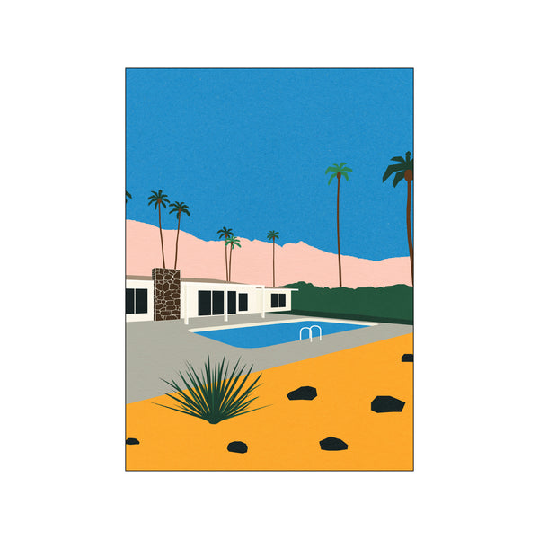Palm Springs Bungalow — Art print by Rosi Feist from Poster & Frame