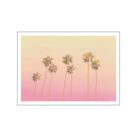 Palmeras al Atardecer — Art print by Lot Winther from Poster & Frame