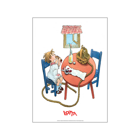 Pancakes - Lotta — Art print by Astrid Lindgren from Poster & Frame