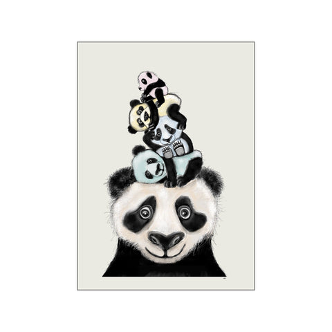 Panda totem — Art print by Svenningsen Møller Design from Poster & Frame