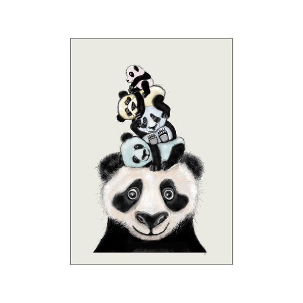 Panda totem — Art print by Svenningsen Møller Design from Poster & Frame