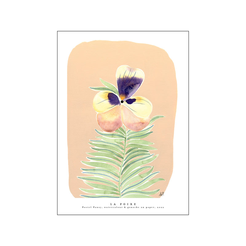 Pastel Pansy — Art print by La Poire from Poster & Frame