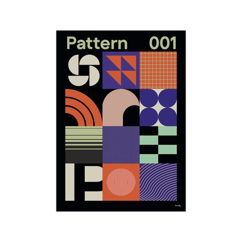 Pattern 001 — Art print by Pincely from Poster & Frame