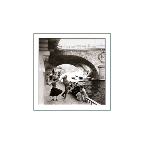 Rock'N'Roll Sur Les Quais De Paris — Art print by Paul Almasy from Poster & Frame