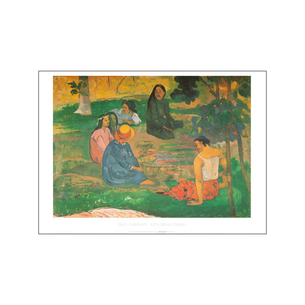 Les Parau Parau - Conversation — Art print by Paul Gauguin from Poster & Frame