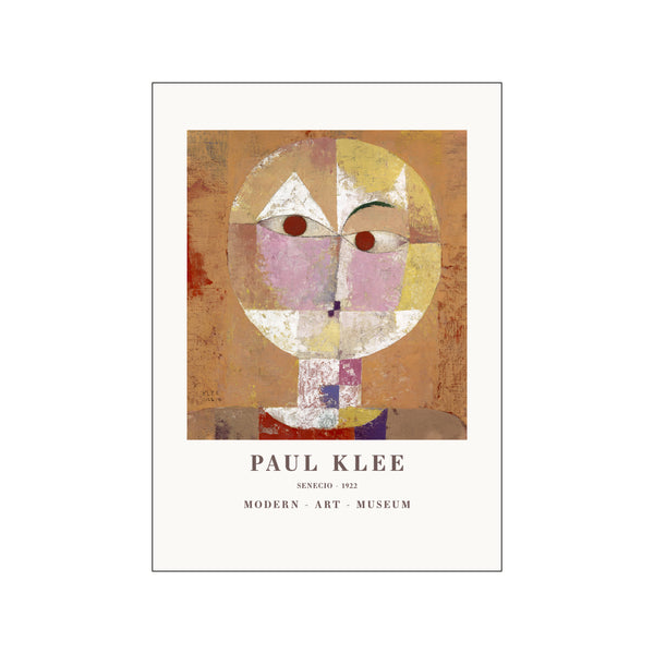 Senecio Baldgreis 1922 — Art print by Paul Klee from Poster & Frame