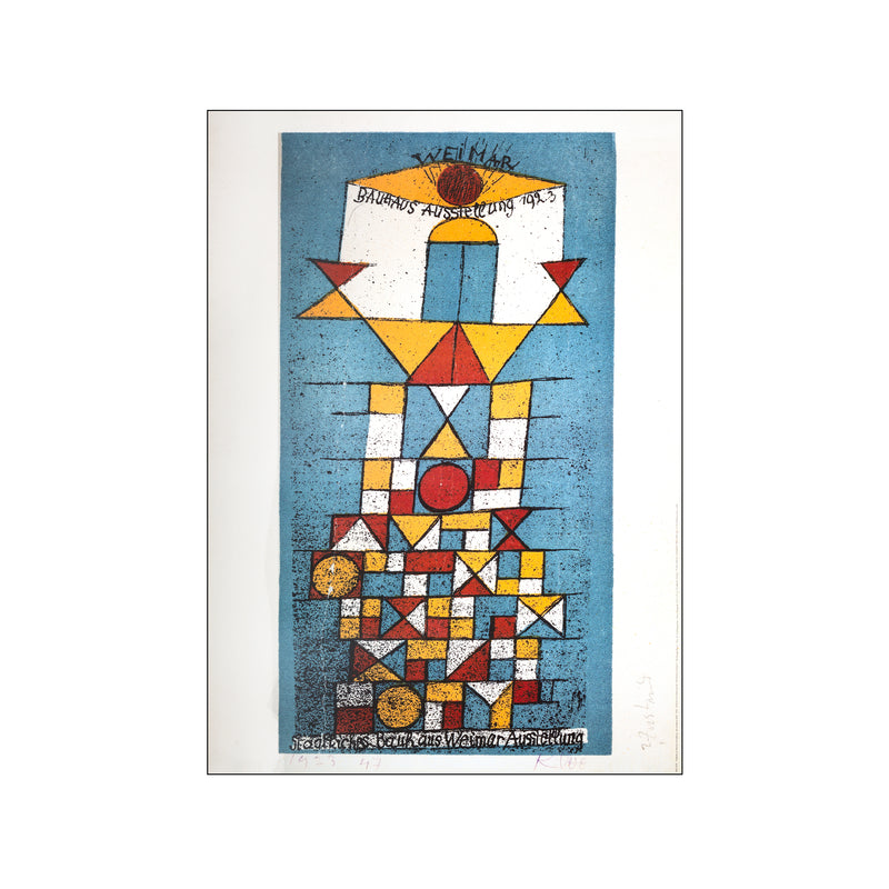 Bauhaus Exhibition - The Sublime Side — Art print by Paul Klee from Poster & Frame