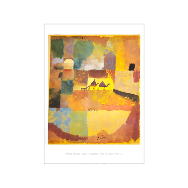 Due Dromedari ed un asino — Art print by Paul Klee from Poster & Frame