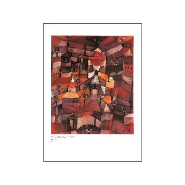 Rose garden — Art print by Paul Klee from Poster & Frame