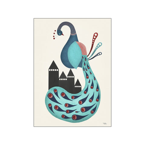 Peacock — Art print by Michelle Carlslund - Kids from Poster & Frame