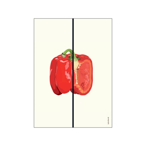 Peberfrugt Plakat — Art print by bylindhardt from Poster & Frame