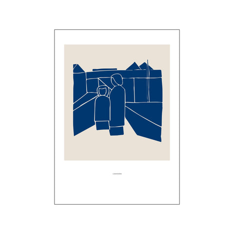 People - Blue — Art print by Lebenværk from Poster & Frame