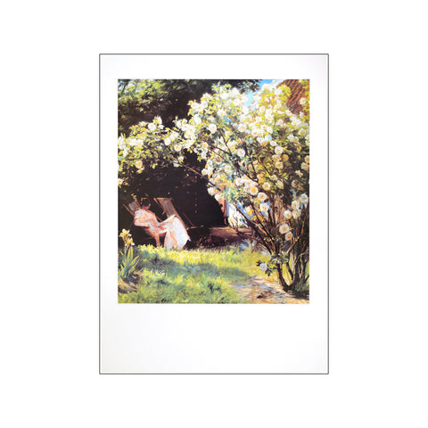 Maria Krøyer in her garden — Art print by Peter Severin Krøyer from Poster & Frame