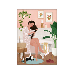 After a Bath — Art print by Petra Holikova from Poster & Frame