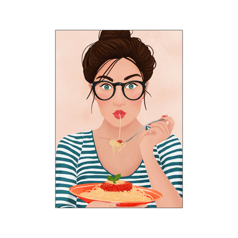 Spaghetti — Art print by Petra Holikova from Poster & Frame