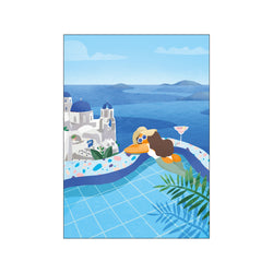 Summer in Greece — Art print by Petra Lizde from Poster & Frame