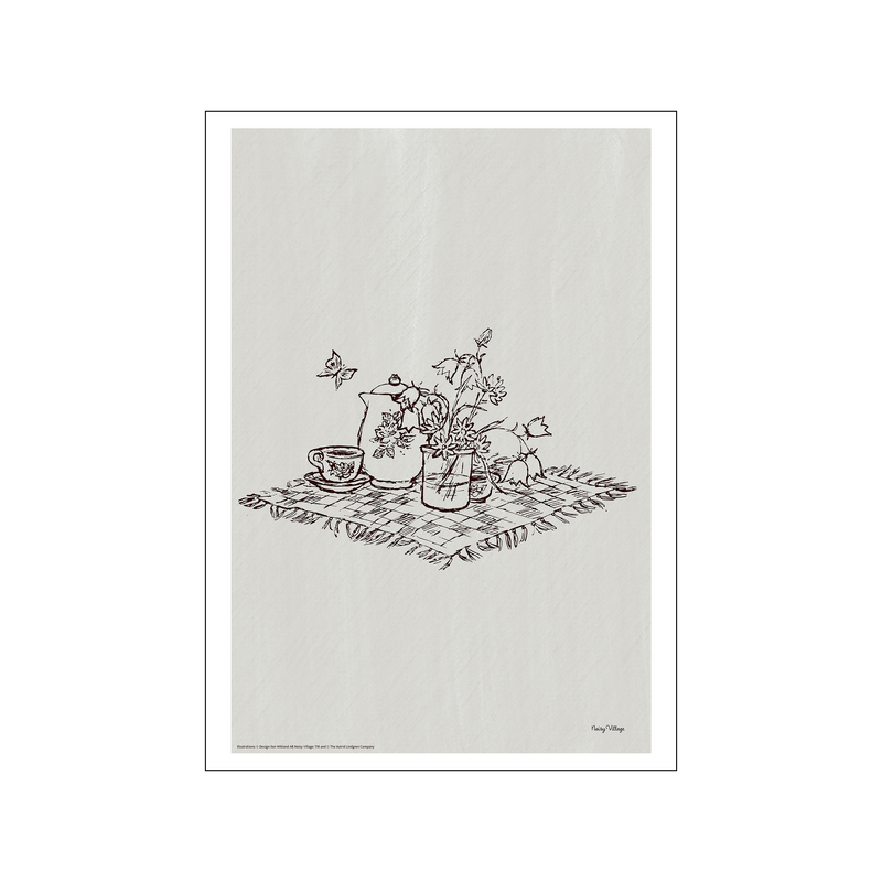 Picnic - Noisy Village — Art print by Astrid Lindgren from Poster & Frame