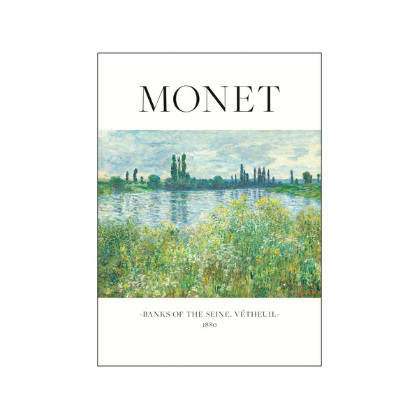Banks Of The Seine — Art print by Claude Monet from Poster & Frame