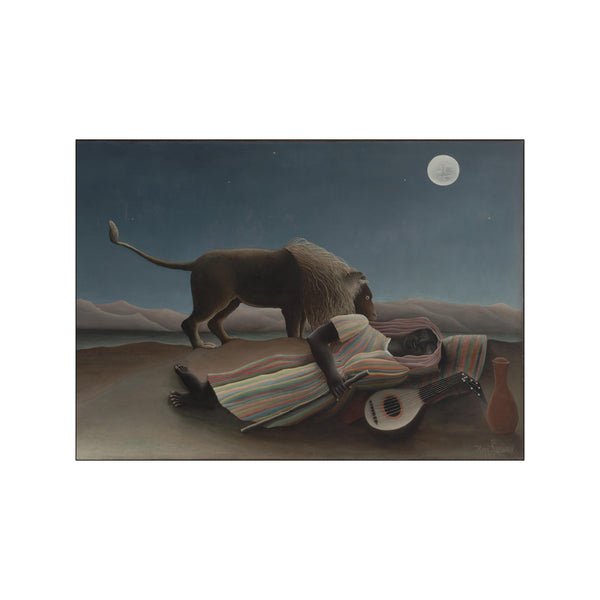 La BohAcmienne endormie 1897 — Art print by Henri Rousseau from Poster & Frame