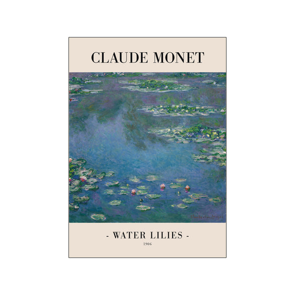 Water Lilies — Art print by Claude Monet from Poster & Frame