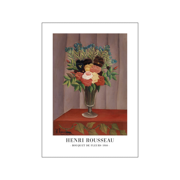 Bouquet De Fleurs 1910 — Art print by Henri Rousseau from Poster & Frame