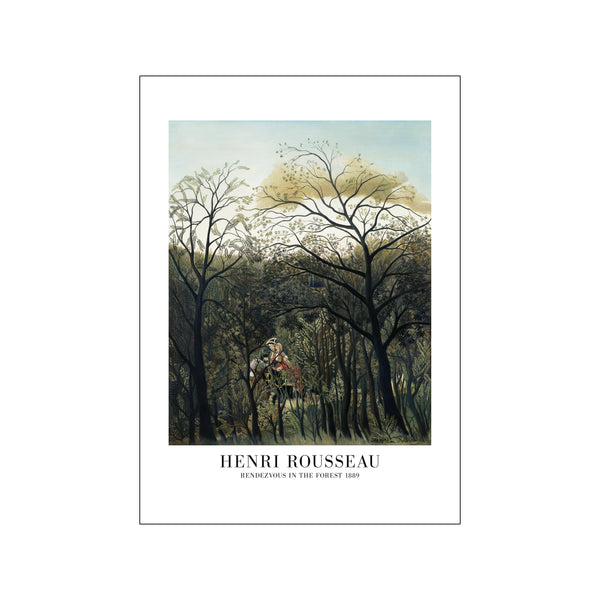 Rendezvous In The Forest — Art print by Henri Rousseau from Poster & Frame