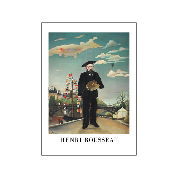 Self Portrait 1890 — Art print by Henri Rousseau from Poster & Frame
