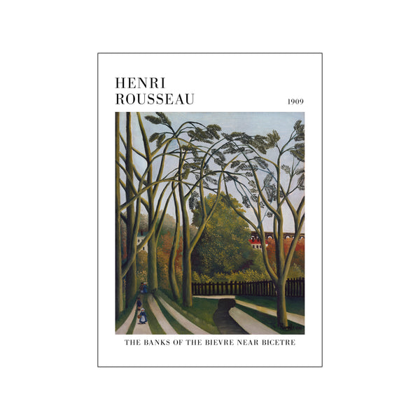 The Banks Of The Bier Near Bicetre — Art print by Henri Rousseau from Poster & Frame
