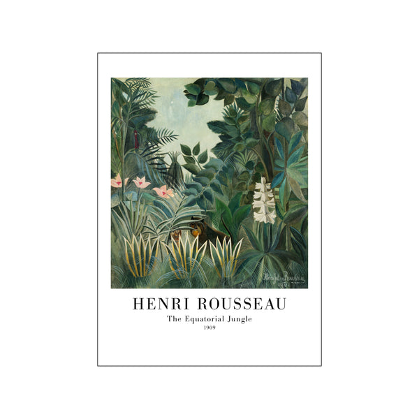 The Equatorial Jungle — Art print by Henri Rousseau from Poster & Frame