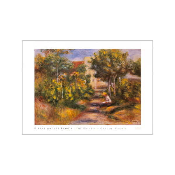 The Painter's Garden, Cagnes — Art print by Pierre Auguste Renoir from Poster & Frame