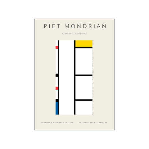 Piet Mondriaan - Centennial exhibition — Art print by Piet Mondriaan x PSTR Studio from Poster & Frame