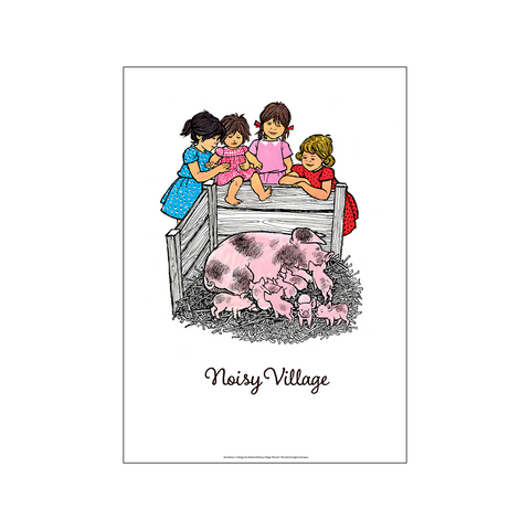 Piglets - Noisy Village — Art print by Astrid Lindgren from Poster & Frame