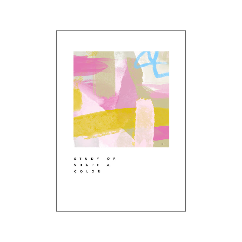 Study of shape and color — Art print by Pina Laux from Poster & Frame