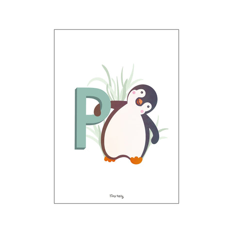 P for Pingvin — Art print by Tiny Tails from Poster & Frame