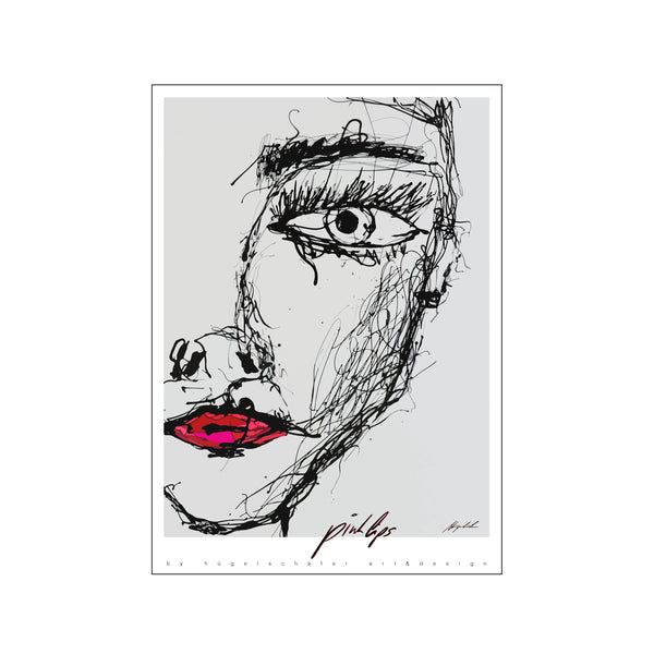 Pinklips — Art print by Hugelschafer art&design from Poster & Frame