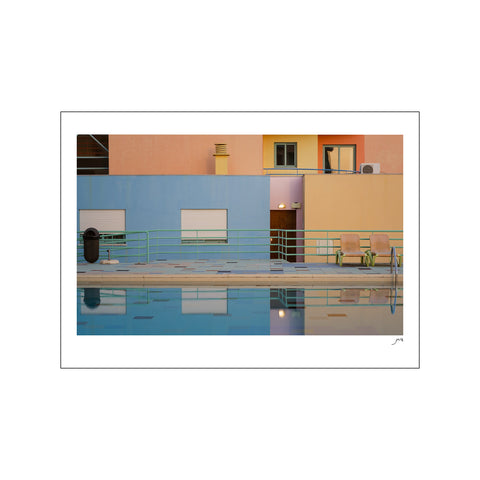 Poolside — Art print by FLIP from Poster & Frame