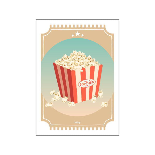 Popcorn — Art print by Leilani from Poster & Frame