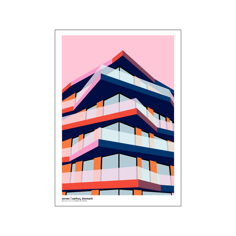 aarhus corner — Art print by posterHaus from Poster & Frame