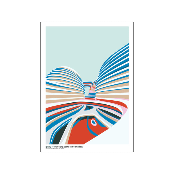 galaxy soho — Art print by posterHaus from Poster & Frame