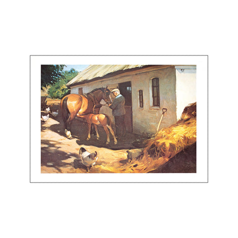 At the Stable — Art print by Posterland from Poster & Frame