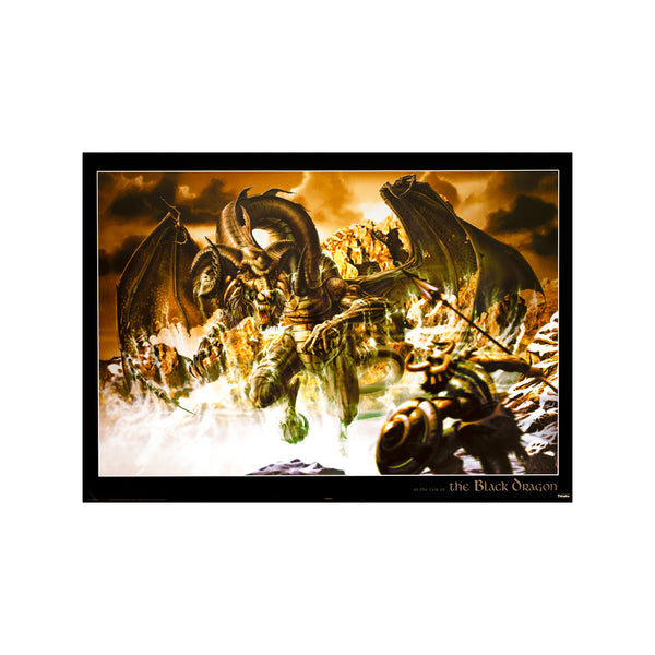 In the lair of the Black Dragon — Art print by Posterland from Poster & Frame