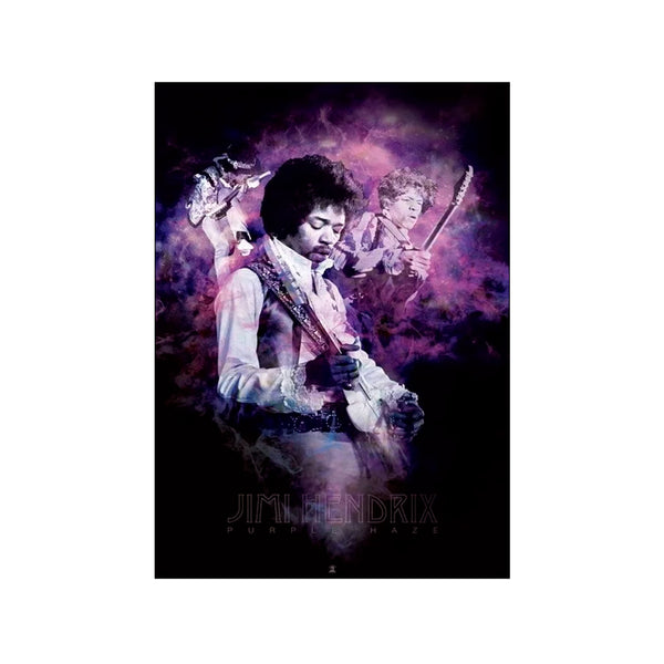 Jimi Hendrix Purple Haze — Art print by Posterland from Poster & Frame