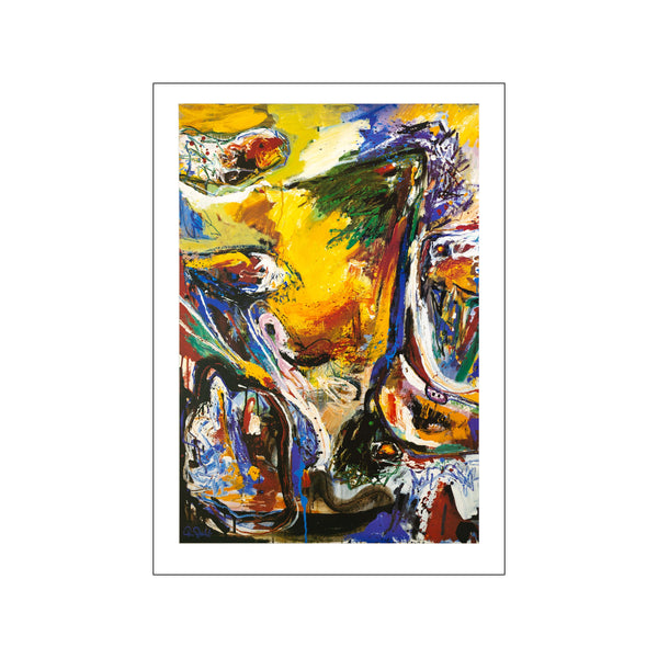 Layered abstractionism — Art print by Per Dahl from Poster & Frame