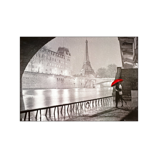 Love Story Near Eiffel Tower PH0493 — Art print by Posterland from Poster & Frame