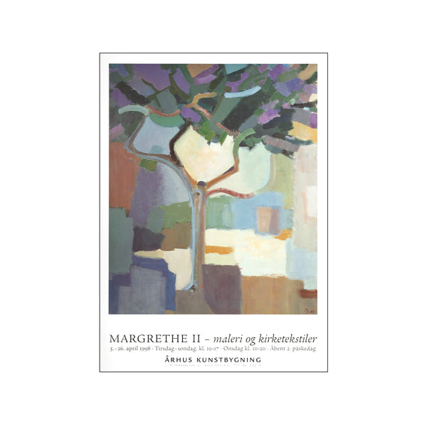 Margrethe II maleri og Kirkestiler Lagerstroemia I — Art print by Posterland from Poster & Frame