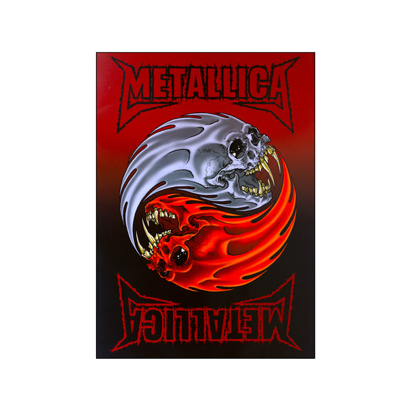 Metallica Jin Jang — Art print by Posterland from Poster & Frame