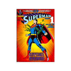 The Amazing New Adventures of Superman — Art print by Posterland from Poster & Frame